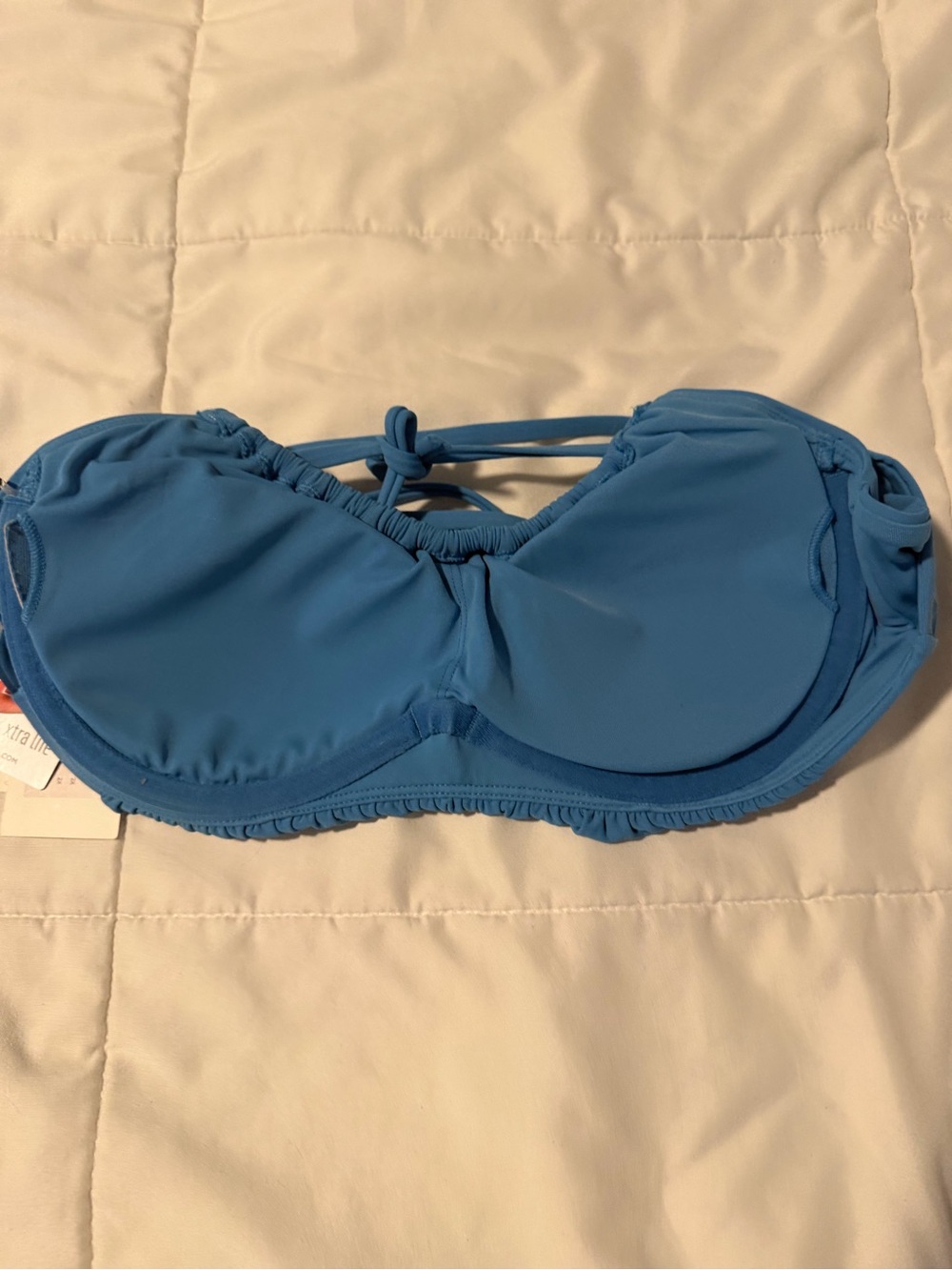CALIA by Carrie Underwood Blue Bikini Top - Picture 3 of 4